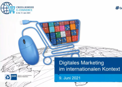 Digitales Marketing im internationalen Kontext am 09.06.2021